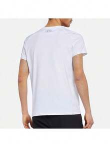 Under Armour 男士 2026 春季新款运动健身训练时尚休闲短袖T恤 23500506-100 - 白色 - 查看 2