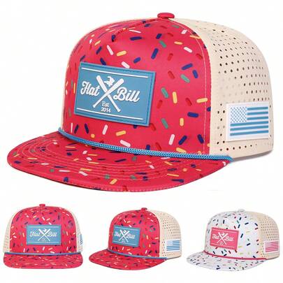 1 chiếc mũ lưỡi trai nam FLAT BILL EST 2014, kiểu dáng snapback, thêu chữ cá nhân hóa, mũ thời trang đường phố, thích hợp cho mùa xuân, mùa thu, du lịch, nghỉ mát biển.