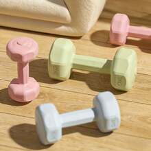 2 pezzi Manubri fitness, manubri solidi per allenamento di forza e costruzione muscolare. Realizzati in materiale metallico solido, sono antiscivolo e resistenti all'usura, adatti per esercizi a casa, in palestra e in ufficio. Adatti sia per adulti che per adolescenti, i colori sono casuali. - Colore casuale - Visualizzare 6