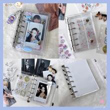A7尺寸透明塑料内芯20张，迷你活页夹，透明卡片收纳本，女孩剪贴簿 - A7 - 查看 7