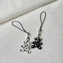 1/2pcs Shiny Cute Bear Pendant, Friendship Phone Charm, Versatile Cute Small Gift, Phone Decor Accessory, Holiday Ornament - Multicolor - View 8