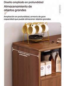 Gabinete De Almacenamiento Para Cocina - Buffet Aparador Con Cajón - Multicolor - Ver 5