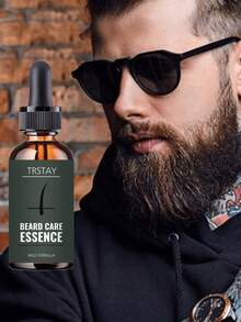 Beard And Mustache Hydrating Oil Serum For Men Deep Conditioning Treatment Repairs Dry Brittle Facial Hair Prevents Split Ends Stimulates Follicles Natural Scent Cruelty Free Vegan - 多色的 - 查看 2