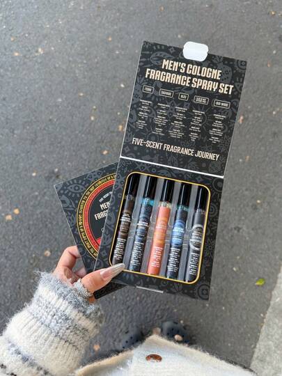 5pcs/Set 50ml Long-Lasting Charming Air Freshener, Luxury Gift Box, Premium Fragrance, More Affordable Than Major Brands, Suitable For Travel, Various Occasions, Daily Use, 4 Scent Options, High-Quality Product, Great Gift