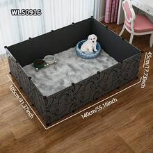 Hàng rào cho chó nhỏ, rào chắn cách ly trong nhà, chuồng chơi cho chó con, mèo con, thỏ, chuồng tập thể dục cho thú cưng nhỏ. - Nhiều màu - Xem 4