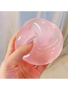 1pc/2pcs Moldable Slow Rebound Blue Coconut Oil Handmade Squeezing Ball, 6cm Round Malt Stress Relief Squeeze Toy, Suitable For Ideal Holiday Gifts, Fun & Cute Gifts, Birthday Gifts, Easter Gifts, Halloween Gifts, Christmas Gifts, Party Favor Filler - 藍色 - 查看 5