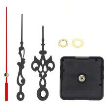 Kit de reloj de cuarzo DIY: Herramientas de reparación con manecillas negras y rojas, adecuado para piezas de reloj de pared - A - Ver 13