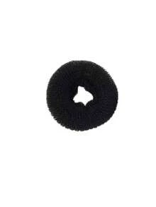 2pcs Black Donut Hair Bun Maker Hair Styling Tool Set - Black - View 10
