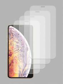 4 sztuki hartowanego szkła ochronnego na ekran do 'a 14 Pro Max/14 Pro/14 Plus/16 Pro/16 Pro Max/16 Plus/15 Pro/15 Plus/13 Pro Max/13/12/11/17/17 Air/17 Pro/17 Pro Max/17e, dwuwarstwowa konstrukcja, twardość 9H, rozdzielczość 99,99%, kompatybilne z etui na telefon, idealne jako prezent urodzinowy z zabezpieczeniem przed zarysowaniami dla rodziny i przyjaciół - Przezroczysty - Zobacz 15