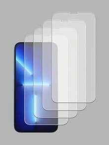 4 sztuki hartowanego szkła ochronnego na ekran do 'a 14 Pro Max/14 Pro/14 Plus/16 Pro/16 Pro Max/16 Plus/15 Pro/15 Plus/13 Pro Max/13/12/11/17/17 Air/17 Pro/17 Pro Max/17e, dwuwarstwowa konstrukcja, twardość 9H, rozdzielczość 99,99%, kompatybilne z etui na telefon, idealne jako prezent urodzinowy z zabezpieczeniem przed zarysowaniami dla rodziny i przyjaciół - Przezroczysty - Zobacz 17
