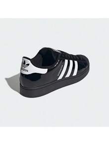 Adidas Originals男鞋女鞋2026全新Superstar II經典貝殼頭低筒板鞋休閒鞋JR7313 - 黑色 - 查看 4
