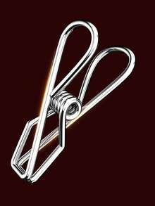 Stainless Steel Clothes Hanger With 20/40 Clips, Rotatable Hook, Windproof And Anti-Fall Design, Foldable, Suitable For Hanging Socks, Underwear, Towels, Bras, Clothing, Etc. Clothes Drying Rack, Valentine's Day Gift - Multicolor - View 10