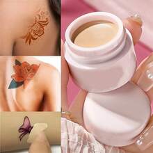 Crema correctora de cobertura total - Cubre eficazmente tatuajes, pecas y cicatrices | Ligera, apta para todo tipo de pieles - Multicolor - Ver 2