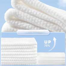 42 pièces/84 pièces Mouchoirs en papier jetables 200 mm * 170 mm, haute absorbance, résistants aux déchirures, doux, conviennent pour le camping, le démaquillage, le lavage du visage, grande taille, épais - Épaissi et agrandi - Voir 7