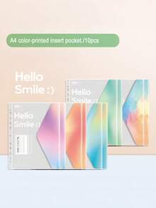 1 tập hồ sơ rời trong suốt khổ A4, chống thấm nước, có thể tháo rời, thích hợp cho văn phòng/trường học, dùng để lưu trữ chứng minh thư/hộ chiếu/giấy chứng nhận. - Mảnh duy nhất - Xem 9