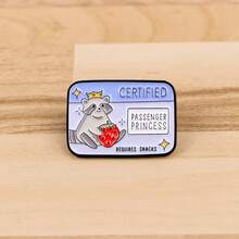 Cartoon Raccoon Quotes Soft Enamel Pin Women Lapel Pins For Backpack Men Brooch On Clothes Jewelry Badges Accessories Gifts - Black - View 7