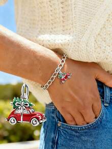 1 chiếc mặt dây chuyền hình thỏ hoa mùa xuân bằng bạc sterling 925 đơn giản và độc đáo, mặt dây chuyền tự làm hình thỏ, trang sức tinh tế làm quà tặng cho phụ nữ hoặc nam giới. - tập trung - Xem 4