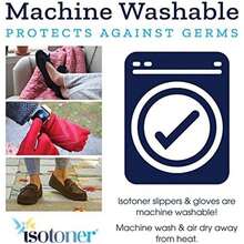 Isotoner Women's Chevron Slip On Clog Slippers With Moisture Wicking For Indoor/Outdoor Comfort And Arch Support - 8.5-9-Cây dừa cạn - Xem 7