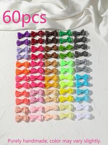 4/20/40/60pcs Assorted Color Macaron Baby Hair Clips, Cute Baby Hair Accessories, Suitable For All Seasons, Colorful And Fun, Suitable For Daily Wear, Holiday Gifts (Random Color) - Multicolor - View 11