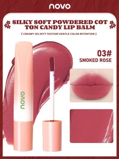 NOVO 哑光丝绒唇彩，持久显色，不粘腻，不褪色。哑光质地提亮肤色，价格亲民，适合日常、约会、工作、学生、通勤等各种场合。便携易用，是馈赠佳品，也是朋友聚会的最佳选择。