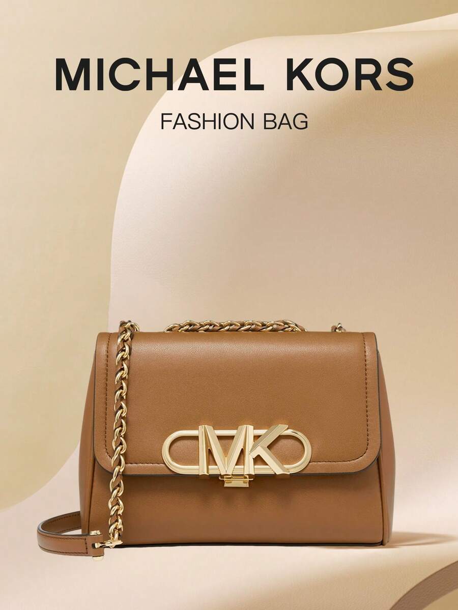 Michael Kors Túi xách đeo chéo nhỏ dành cho nữ MK PARKER - màu nâu - Xem 1