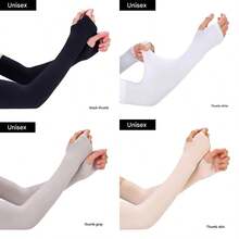 1-5 đôi ống tay chống tia UV unisex, ôm sát, thích hợp cho chơi golf, bóng rổ, đạp xe, câu cá, lái xe, chạy bộ, chèo thuyền, làm vườn, v.v. - Nhiều kiểu dáng - Xem 25