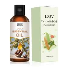 LZJV 3.4 液盎司/100毫升，1.0 液盎司/30毫升蓖麻油 - 质地柔滑，带有淡淡的甜香，适合用于香薰机、家居香氛、圣诞装饰、蜡烛和香皂。丝滑轻盈的质地带来舒缓的香氛体验。是精油香薰机的理想之选。 - 蓖麻精油 - 查看 3