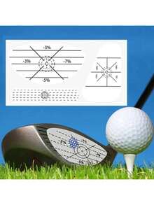 Bộ 10 nhãn dán điểm tiếp xúc gậy golf, bộ nhãn dán điểm tiếp xúc gậy golf 3 trong 1, công cụ tự học xác định điểm tiếp xúc lý tưởng và phân tích tính nhất quán, nhãn dán điểm tiếp xúc gậy golf, giải pháp cải thiện độ chính xác và khoảng cách cú đánh golf. - Nhiều màu - Xem 9