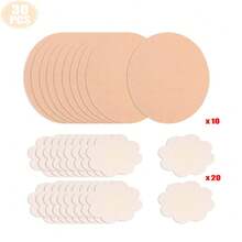 30片装大腿防摩擦垫和乳贴，隐形亲肤粘性垫，旨在防止摩擦，并可隐藏于衣物下。 - 多色 - 查看 4