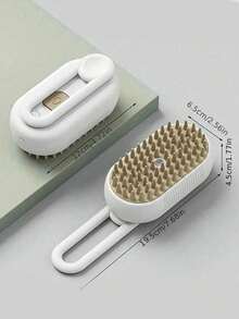 1pc Pet Steam Massage Brush, Universal For Cats & Dogs Floating Hair Cleaning Device, No-Wash Pet Steam Brush, No-Rinse Steam Massage Brush, One-Button Grooming, USB Rechargeable, Suitable For Cats & Dogs, Daily Care Tool, Portable Hair Care Accessory - Multicolor - View 19