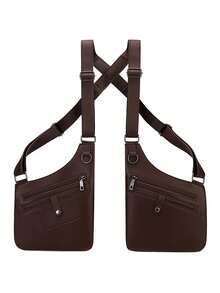 Multi-Functional Vest Bag, Men's Backpack, Hidden Underarm Anti-Theft Outdoor Backpack - Multicolor - View 14