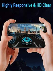 3 Packs Full-Screen Coverage Privacy Film, Non-Tempered Glass, 9H Hardness, Compatible With IPhone 17 Pro Max/17 Air/16 Pro Max/16e/15 Pro Max/15 Plus/14 Pro Max/13 Mini/12 Mini/11 Pro Max/XS Max Series, Privacy Protection Soft Film, Anti-Fingerprint - 3PCS - View 9