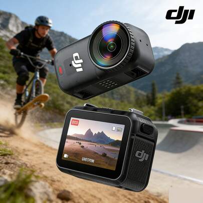 大疆（DJI）Osmo Nano運動相機 自由視角穿戴相機 Vlog騎行跑步運動相機 4K高清攝影機 超輕量相機 OSMO NANO 64GB 標配