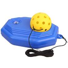 Pickleball elástico con cuerda + Base de cuerda elástica de 4M | Rebote estable, sin enredos para entrenamiento individual - Azul - Ver 9