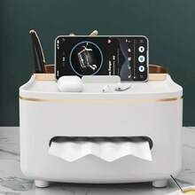 Multifunctional Luxury Home Tissue Box - High-Quality Tissue Holder Suitable For Living Room Coffee Table, Bedroom, Remote Control & Phone Storage - Multicolor - View 12