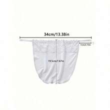 1-4pcs Lace Bra Cover Detachable Breast Cover Chest Cover Women Clothing Accessories,Anti-Peeping Anti-Light Bra,Bralette Accessories With Striped Pattern, Removable Washable, Invisible Delicate Lace Trim, Short Style, Lingerie Accessory - Nhiều màu - Xem 6