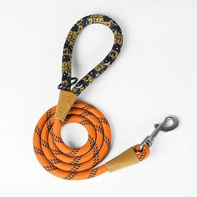 Lynxking 1 Dây dắt chó phản quang, dài 1,8 mét, làm bằng dây thừng nylon bện, thích hợp cho việc dắt chó đi dạo hàng ngày.
