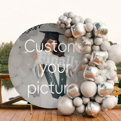 Vòm cổng lễ tốt nghiệp thiết kế theo yêu cầu, vòm cổng co giãn bằng polyester tùy chỉnh phù hợp cho lễ tốt nghiệp và đám cưới, vòm cổng tự làm cho lễ tốt nghiệp người lớn, lễ tốt nghiệp và đám cưới.