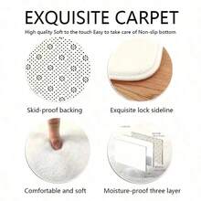 DAJIANG 1pc Thickened Velvet Doormat, Kitchen Letter Non-Slip Bottom, Comfortable Mat, Entryway Mat, Kitchen Floor Mat, Machine Washable, Easy To Clean Carpet, Home Decor, Suitable For Autumn/Winter, Christmas, Thanksgiving, Bedroom, Foyer, Etc. - Flannel Floor Mats, Living Room Rugs, Bedroom Rugs, Washable Rugs, Shag Rugs, Cozy Rugs, Soft On Feet, Home Decor Rugs, Adds Warmth, Stylish Rugs, Valentine's Day Decor, Valentines Decor - Welcome Mats, Entrance Mats, Outdoor Doormats, Absorbent Mats, Keeps Dirt Out, Front Door Mat, Cute Doormats, Easy Clean Mats, Kitchen Mats For Floor, Kitchen Rugs, Kitchen Deccor Ultra Soft Flannel Bath Mat Non-Slip Absorbent Bathroom Rug Machine Washable Floor Mat For Laundry Room And Kitchen Quick-Dry Shower Rug Anti-Skid Entryway Welcome Mat Thick Cushioned Bedside Rug Minimalist Aesthetic Room Decor Plush Microfiber Hallway Runner Indoor Balcony Floor Pad. - Nhiều màu - Xem 10
