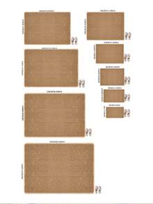 1pc Outdoor Rug, Thick Faux Sisal Rug, Garden Rug, Camping Rug, Thick Rug, Water Washable Bottom, Sturdy , Dirt-Resistant, Kitchen Thick Rug, Decorative Rug, Style Rug, Shower Rug, Home Decor Room Accessories, Living Room Rug, Bedroom Rug, Entryway Rug, Kitchen Rug, Bathroom Rug, Study Room Rug - Dark Brown - View 8