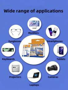 30pcs Large Size Disposable Screen Cleaning Wet Wipes, Eyeglasses Cleaning Wet Wipes, One-Time Lens Cleaning Cloth, Soft Material With No Fiber Residue, Suitable For Glasses, Smartphones, Computers, TVs, Cameras And Other Glass Surfaces, Individually Packaged And Portable, Essential For Home, Office, School, Travel, Valentine's Day Wet Wipes - 多款式 - 查看 5