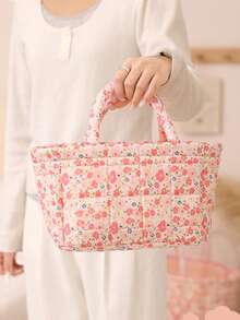 Printed Laundry Bag, Cute Dirty Clothes Basket, Large Capacity Bedroom Desktop Toy & Miscellaneous Storage Bin - Multicolor - View 7