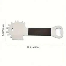 2pcs Brushless Metal Grill Cleaning Tools Set, Including Bottle Opener And Grill Brush, BBQ Accessories - A - View 4