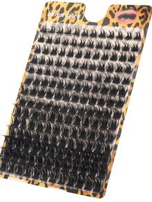 168 sợi mi giả D Curl dày, tạo hiệu ứng ấn tượng, tự làm mi nối, mềm mại, bồng bềnh, mi giả tự nhiên. - D - Xem 7