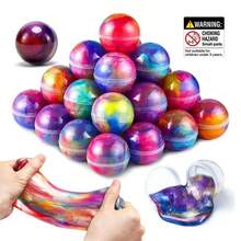 儿童DIY史莱姆，超弹力不粘手的史莱姆粘土，独立球形包装，是理想的工艺品、感官玩具、派对礼物和儿童奖品，也是开学必备品。 - 彩色 - 查看 11