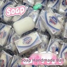 创意减压仿真肥皂挤压玩具，DIY酥脆手工球，恶作剧礼物，挤压减压玩具 - 彩色 - 查看 3