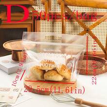 50pcs/Pack Transparent Ziplock Bags With Printed English Letters, Baking, DIY, Cafe, Dessert Shop, Cookies, Candy Packaging - Multicolor - View 20