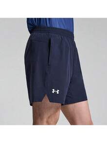 Quần short unisex Under Armour, mẫu mới mùa hè 2026, thích hợp cho tập luyện, chạy bộ, thể dục, thể thao, thoáng khí, mã sản phẩm 22500209-001 - màu đen - Xem 5