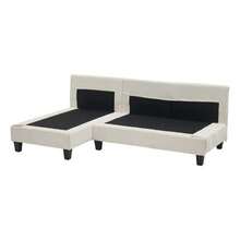 Large Sofa And Sofa 194*118*81 Cm, 3 Seater Sofa Ecksofa Für Wohnzimmer, Wohnung, Lounge Und Schlafzimmer – L-Förmiges Schlafsofa, Freizeitsofa, Beige, Leinen - 米色 - 查看 8