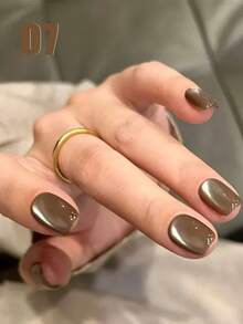 MIANEL GEL 21 Colors Glass Bead Cat Eye Gel Nail Polish 2026 New Style Super White Pink Purple Red Blue Magnetic Cat Eye Nail Polish Professional Nail Salon Use - Multicolor - View 5